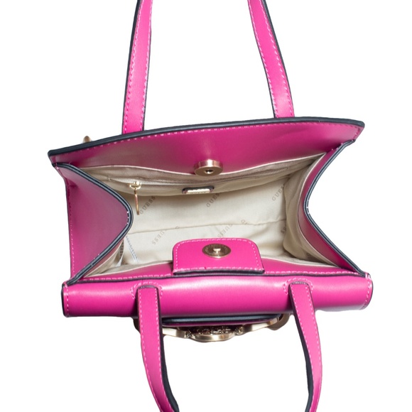 GUESS Hensely Mini Crossbody Satchel in - Picture 8 of 14